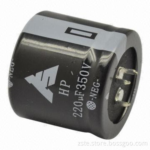 Snap-in e-cap, HP Series 350V 220uf
